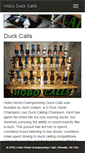 Mobile Screenshot of hoboduckcalls.com